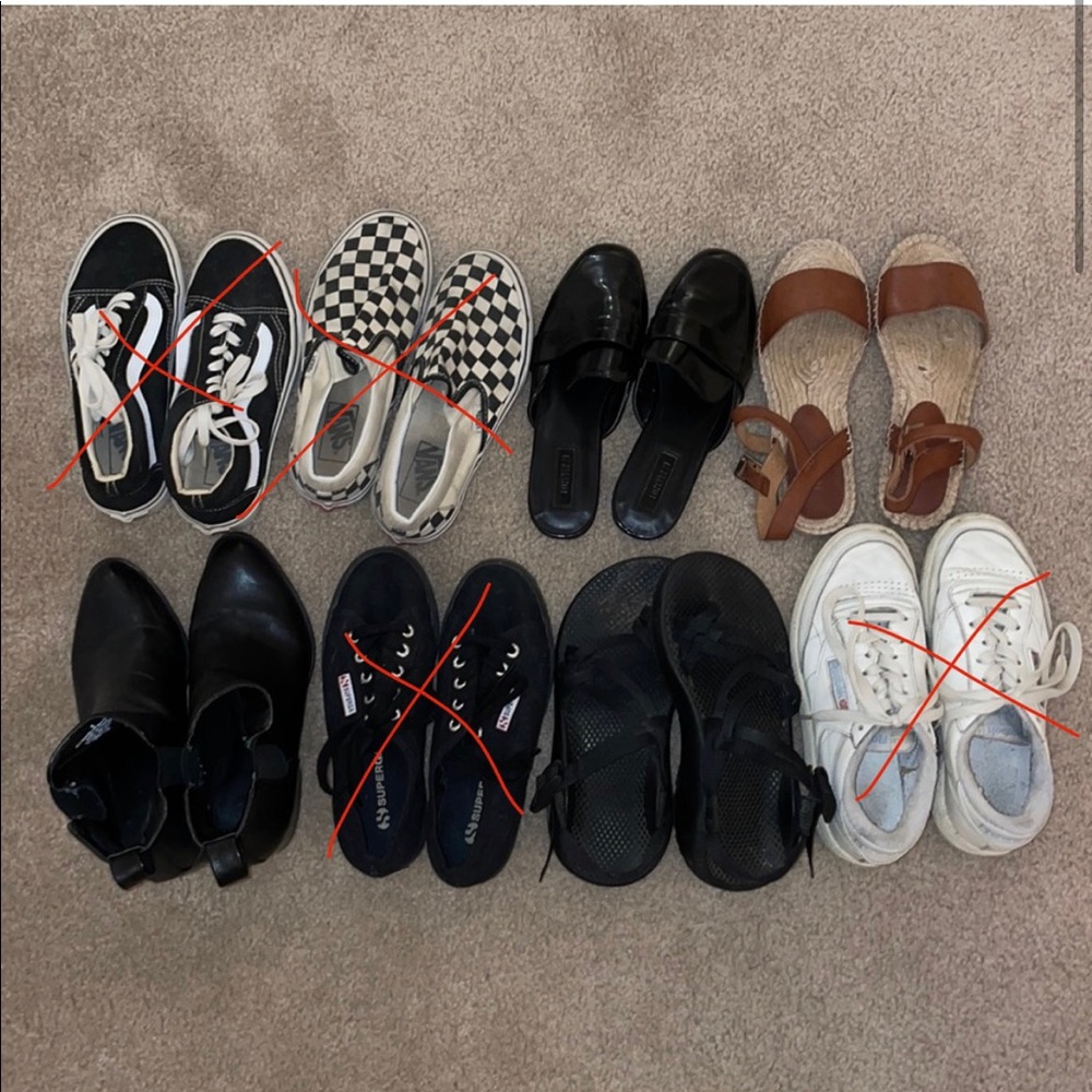 SHOE CLOSET CLEANOUT